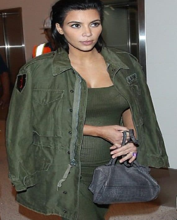 Army Green Kim Kardashian jacket
