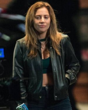 A Star Is Born Lady Gaga Leather jacket