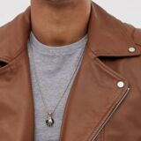 Leather Bomber jacket in Tan for Men