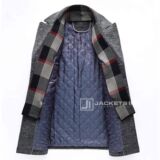 Male Casual Winter Thick Cotton Wool Fabric Coat In Trendy Fashion