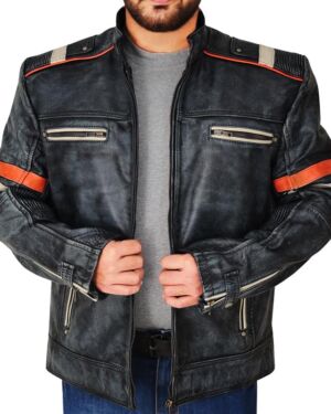 Men Cafe Racer Retro jacket