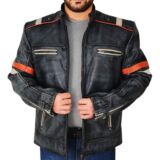 Men Cafe Racer Retro jacket