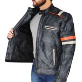 Men Cafe Racer Retro jacket