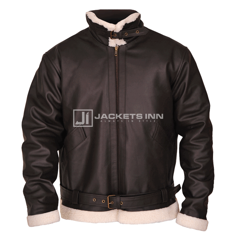 Men Stylish Sheepskin Leather jacket