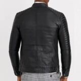 Men’s Real Leather 4 Pocket Biker jacket
