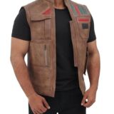 Men’s Star Wars Rise of the Skywalker Finn Leather Vest