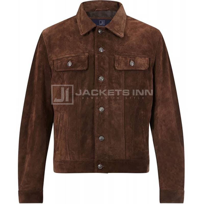 Men’s dark brown suede Jacket - Buy Jacket | Jackets Inn