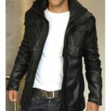 Modish Jet Black Slim fit Biker Real Leather jacket For Men’s