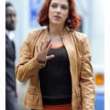 Scarlett Johansson Set Of Avengers Dazzling jacket