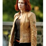Scarlett Johansson Set Of Avengers Dazzling jacket