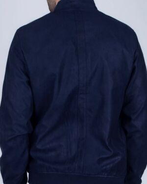Navy/Gray Polyester jacket