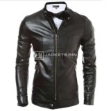 New fashion mens leather jacket
