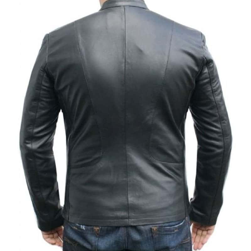 Nice Looking Classy Ionic Black Leather jacket For Men