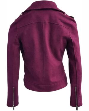 ODCOCD Faux Suede jacket for Women Long Sleeve Zipper Up Casual Outwear
