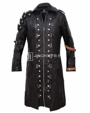 Pubg players unknown battlegrounds leather costume Coat