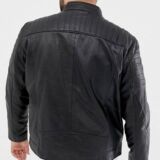 Pure Leather Black Biker jacket