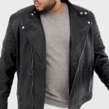 Pure Leather Black Biker jacket