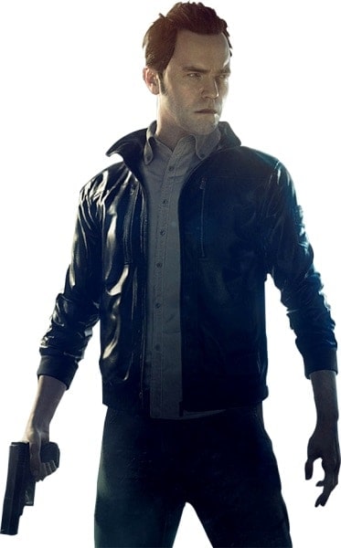 Quantum Break Video Game Black Leather jacket