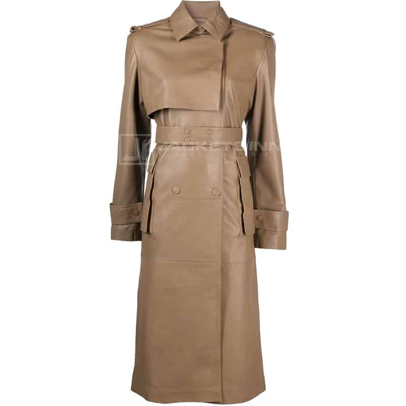 REMAIN double breasted belted coat