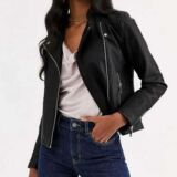 Real Leather Biker jacket for Women