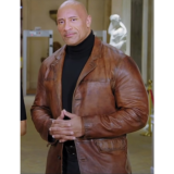 Red Notice Dwayne Johnson Leather jacket
