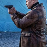 Red Notice Dwayne Johnson Leather jacket