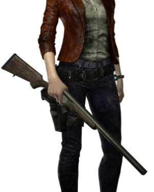 Claire Redfield Maroon Leather jacket