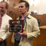 The Best of Enemies Sam Rockwell C.P. Ellis jacket