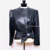 Stunning Black Lapeled Design jacket For Women
