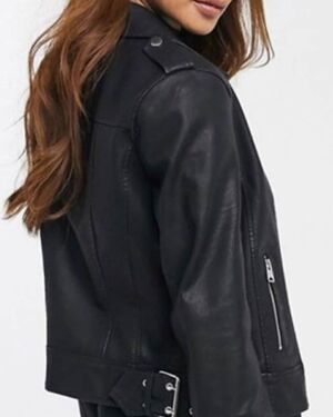 Stylish Leather jacket in Black