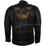 Suicide Squad Joker Mens Black Biker Leather jacket
