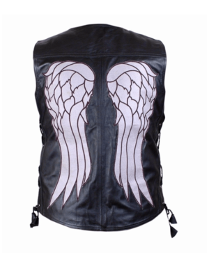 The Walking Dead Daryl Dixon Angel Leather Vest