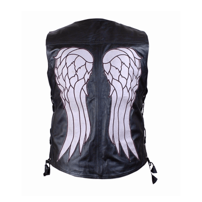 The Walking Dead Daryl Dixon Angel Leather Vest
