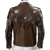 Tiger King Joe Exotic Leather Fringe jacket