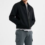 Trendy Harrington jacket in Black
