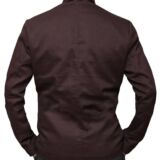 Utah Racing Brown Cotton jacket