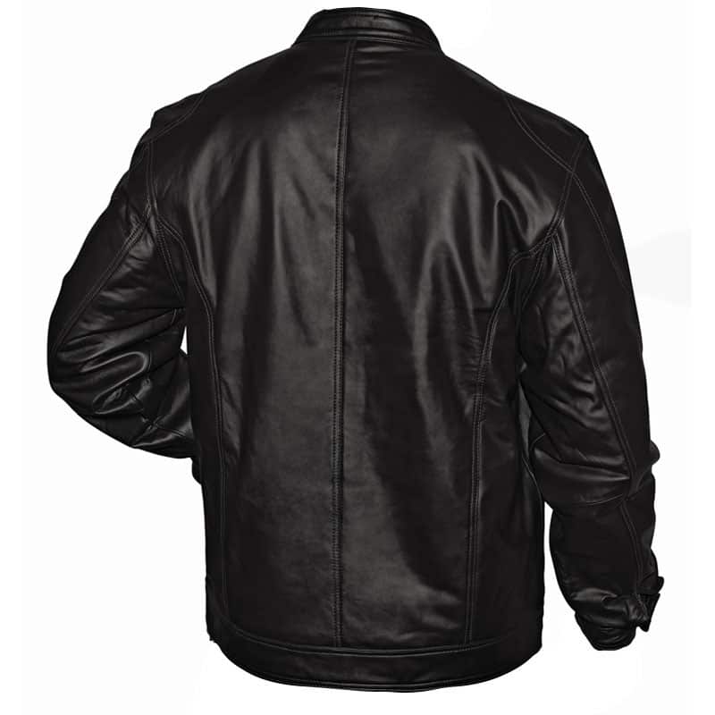 Victory Outfitters Men’s Genuine Leather Multi Pocket Motorcycle jacket