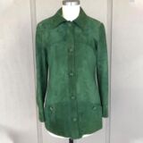 Vintage Green Suede jacket Spain Small
