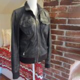 Vintage Bomber Leather jacket for Women’s