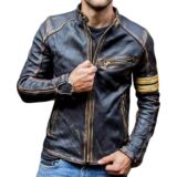 Vintage Motorcycle Distressed Leather jacket