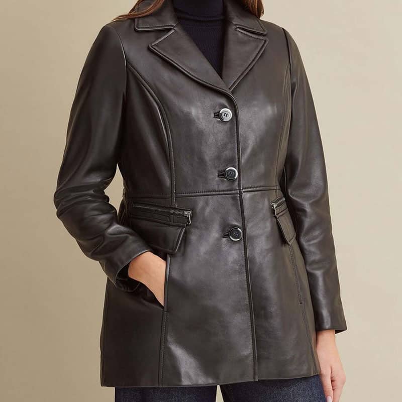 WILSONS LEATHER Maeve Thinsulate Leather Car Coat