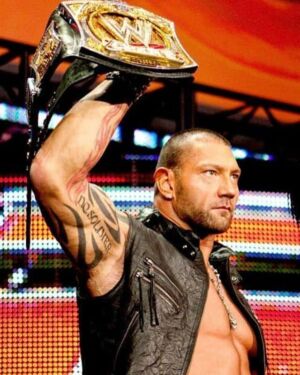 WWE Wrestler Dave Batista Black Vest