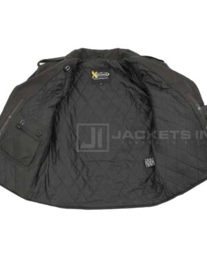 Xelement B7108 Eazy Mens FlatBlack Leather Jacket 1 Thegem Product Justified Portrait S