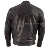 Men’s Retro Distressed Brown Leather jacket with X-Armor Protection