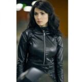Yuliya Snigir Good Day To Die Hard Movie Leather jacket