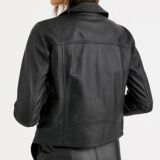 Zip Front Retro Leather jacket