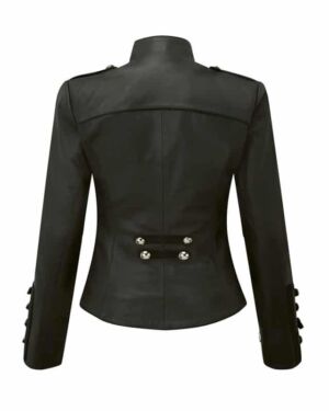 Military Fashion Leather jacket For Women
