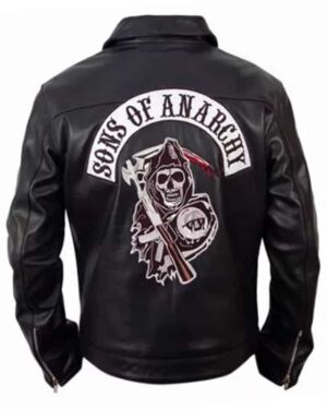 Sons of Anarchy Jax Teller Patchy Leather Vest