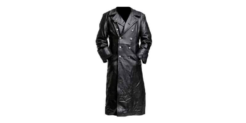 Black Leather Coat 01