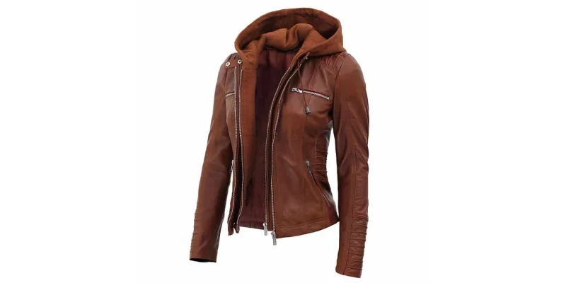 WOMEN-BROWN-CAFE-RACER-LEATHER-JACKET-WITH-REMOVABLE-HOOD